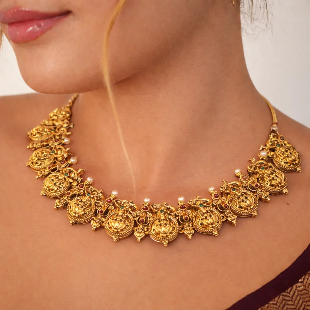 Shubh Lakshmi Necklace Set