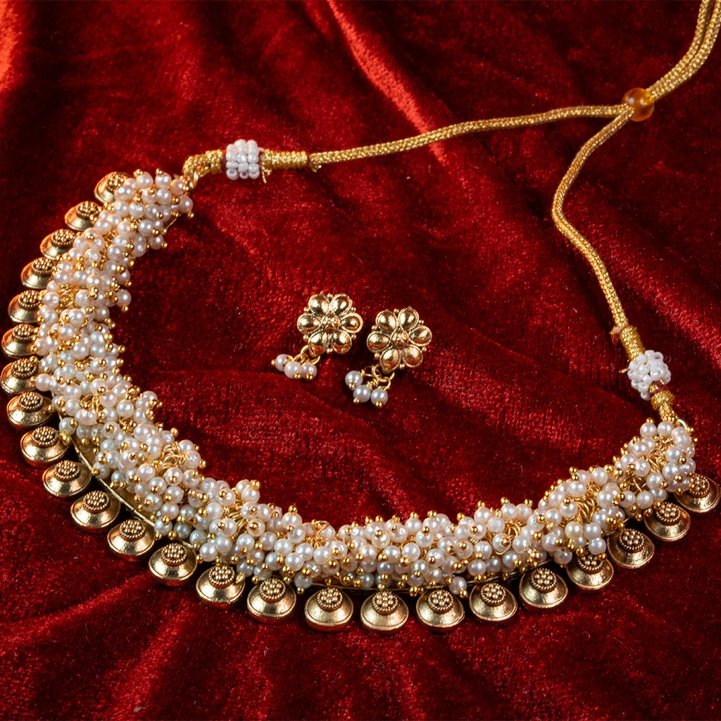Maharani pearl peroi Necklace set