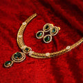 Noor Green Charm Necklace Set