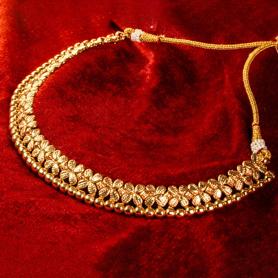 Pushpika Gold Necklace