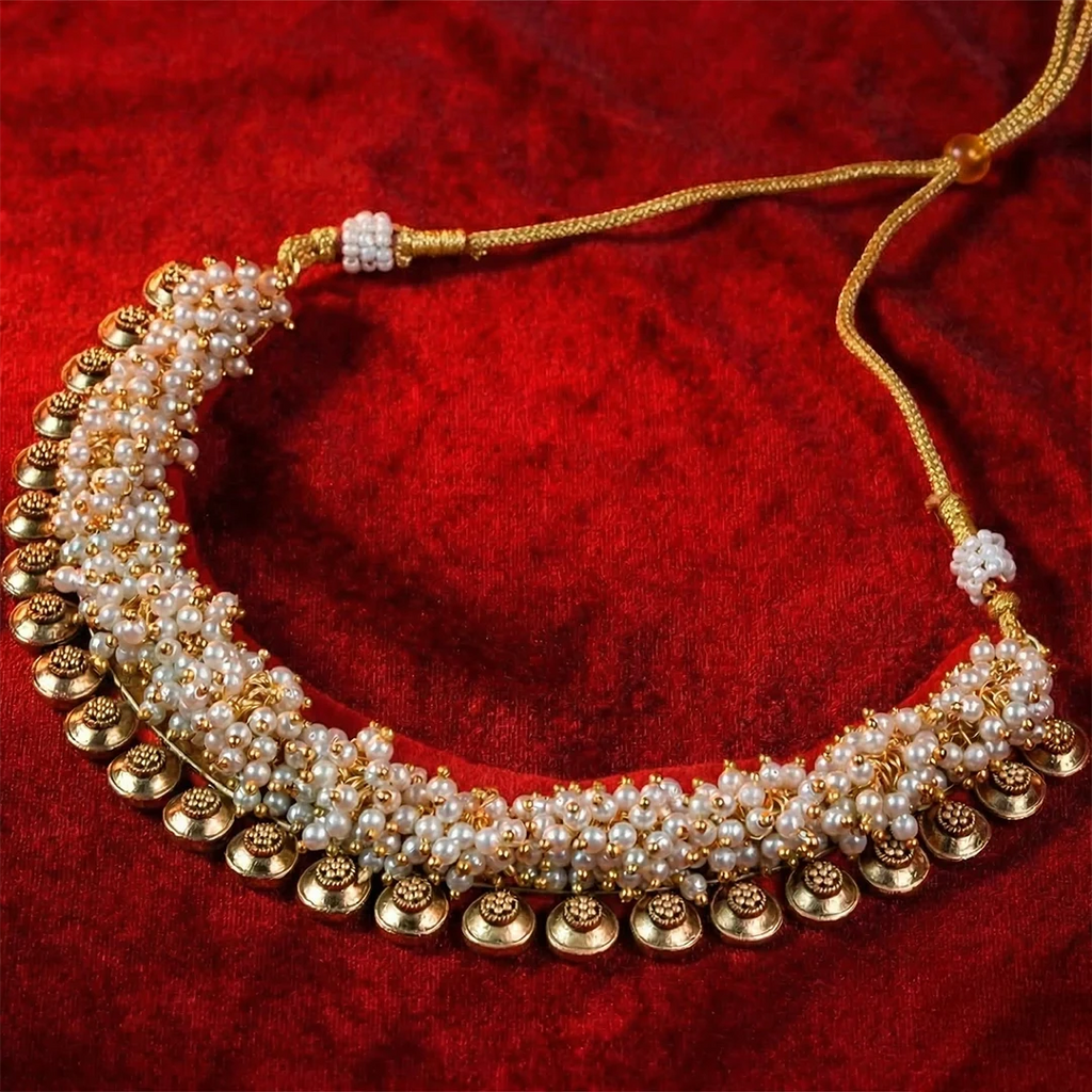 Maharani pearl peroi Necklace set