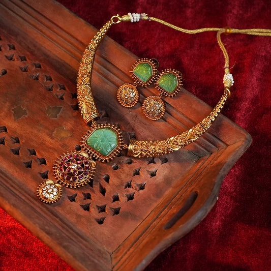 Haritage gold Hasli Necklace