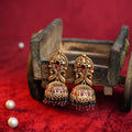 Antique Gold Ruby Jhumka Gehnaya Jewels