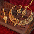 Ganesha Choker Necklace set with Mang tikka Gehnaya Jewels