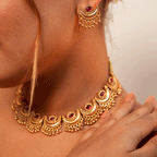 Ardhchand Rubi Necklace