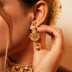 Ganesha Choker Necklace set with Mang tikka Gehnaya Jewels