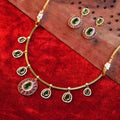 Emerald Mayura Necklace Set Gehnaya Jewels