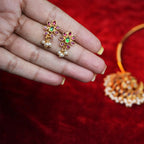 Chandra antique gold Necklace Gehnaya Jewels