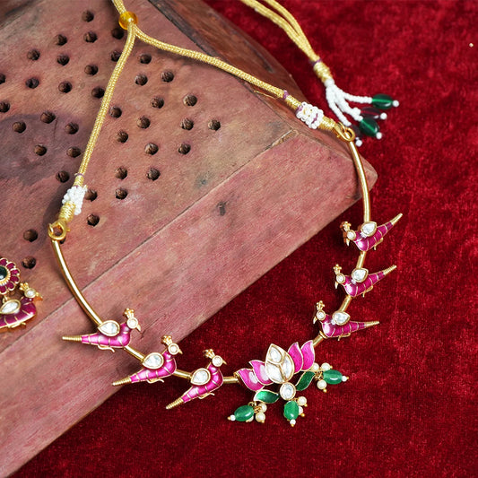 Kamal Pakshi Necklace Set