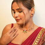 Kamal Pakshi Necklace Set Gehnaya Jewels