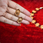 Antique Padma Necklace with Ruby & Emerald stone Gehnaya Jewels