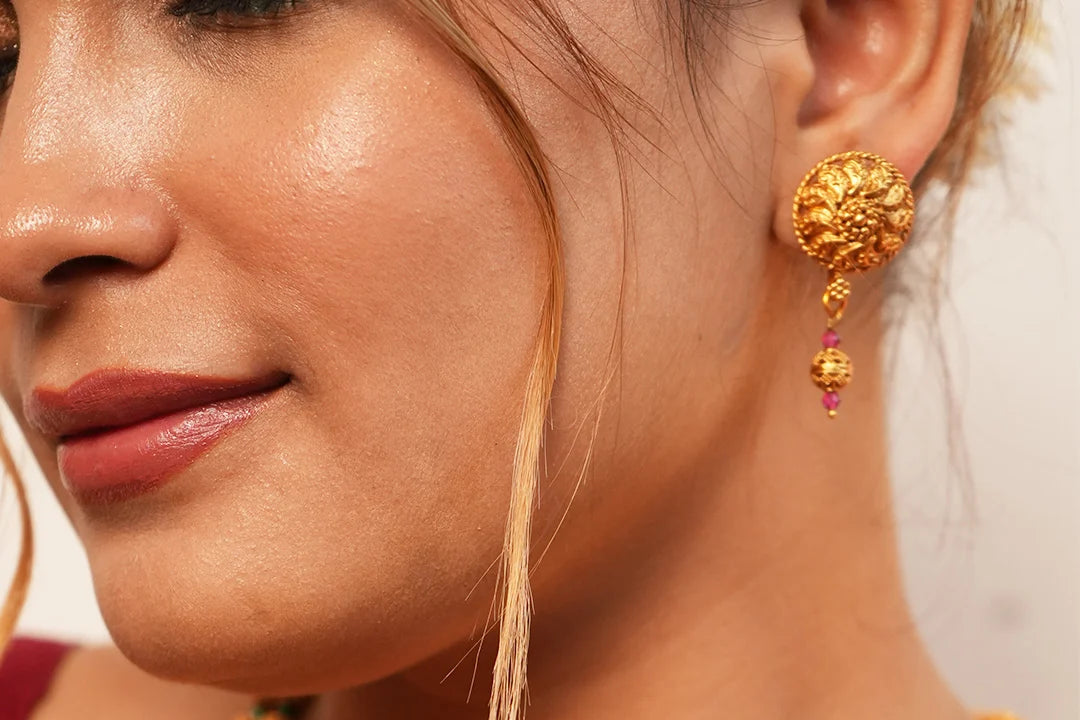 Double layer matar mala Necklace Set Gehnaya Jewels