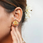 Goddess lakshmi with pearl choker Gehnaya Jewels