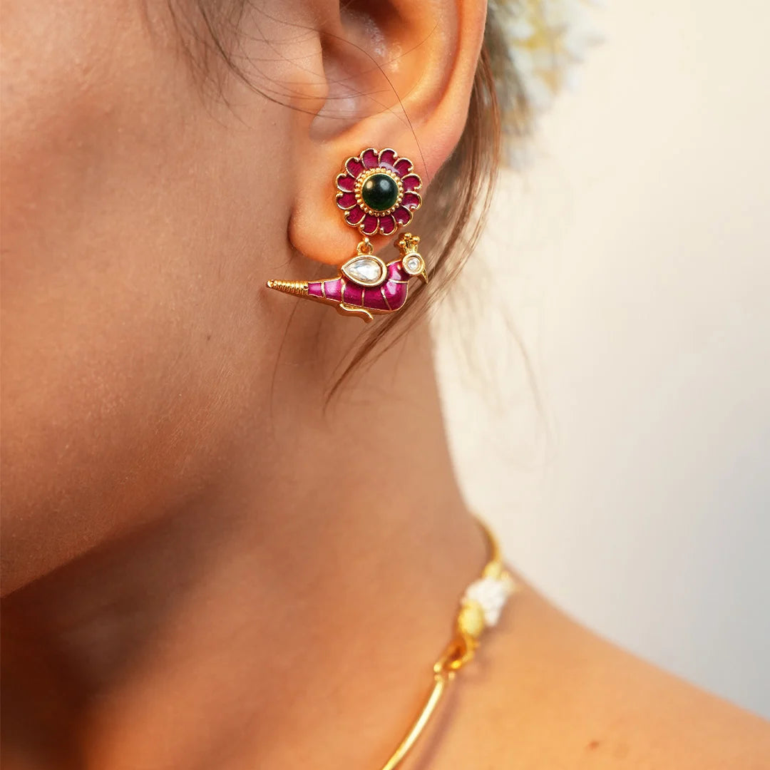 Kamal Pakshi Necklace Set Gehnaya Jewels