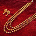 Triple layer Matar Mala Necklace set Gehnaya Jewels
