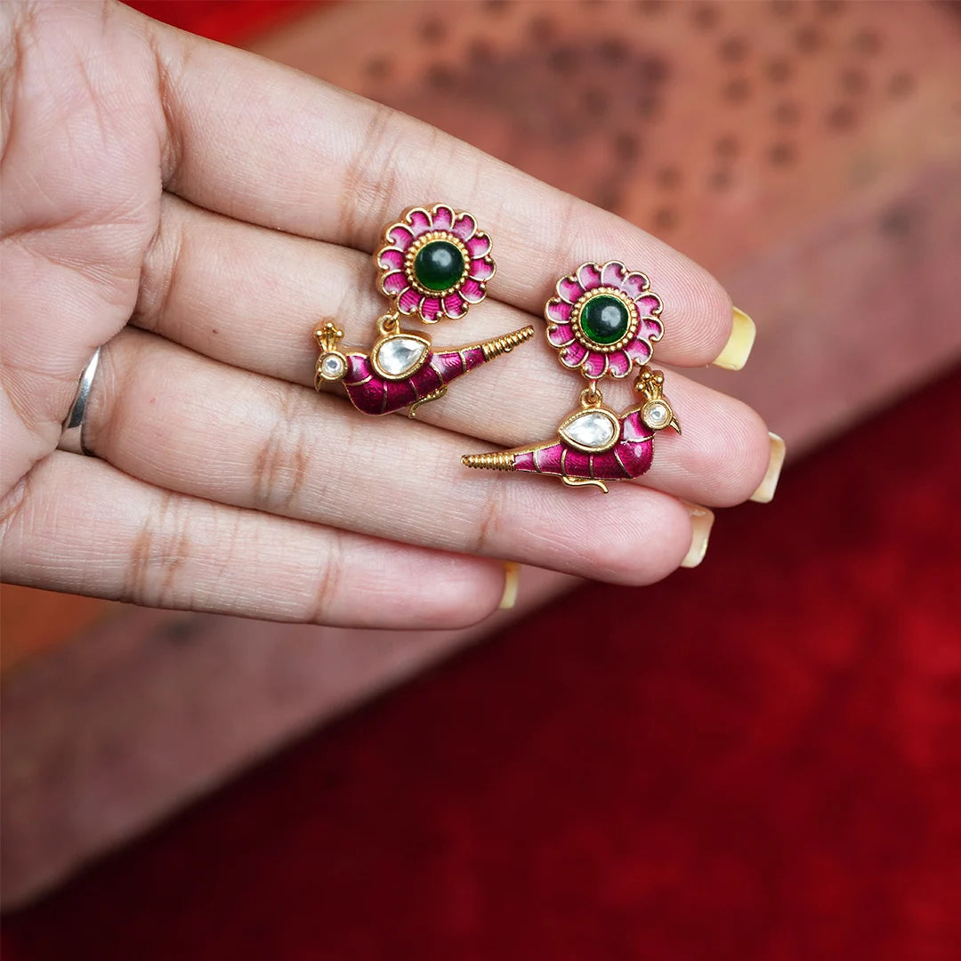 Kamal Pakshi Necklace Set Gehnaya Jewels